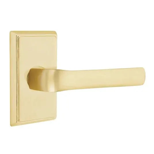 Emtek Spencer Lever with Rectangular Rose by Emtek