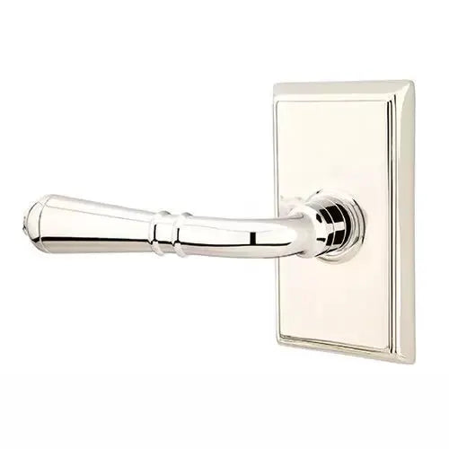 Emtek Turino Door Lever with Rectangular Rose by Emtek