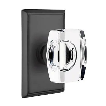 Emtek Windsor Door Knob with Rectangular Rose by Emtek