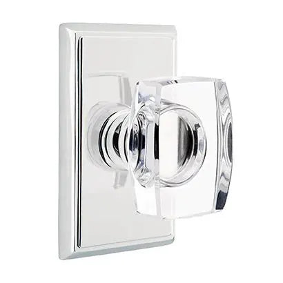 Emtek Windsor Door Knob with Rectangular Rose by Emtek