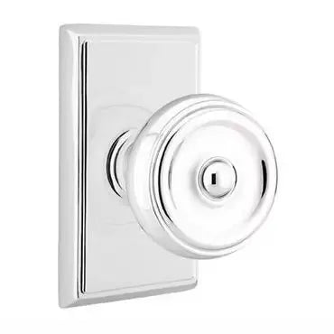 Emtek Waverly Door Knob with Rectangular Rose by Emtek