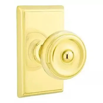 Emtek Waverly Door Knob with Rectangular Rose by Emtek