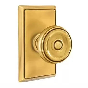 Emtek Waverly Door Knob with Rectangular Rose by Emtek