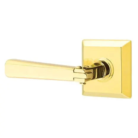 Emtek Arts and Crafts Door Lever with Quincy Rose by Emtek