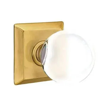 Emtek Bristol Door Knob with Quincy Rose by Emtek