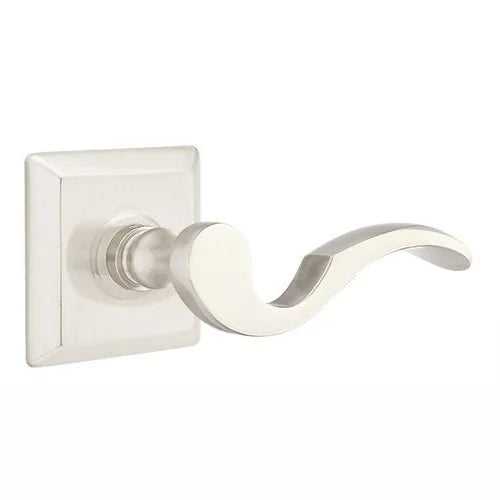 Emtek Cortina Door Lever with Quincy Rose by Emtek