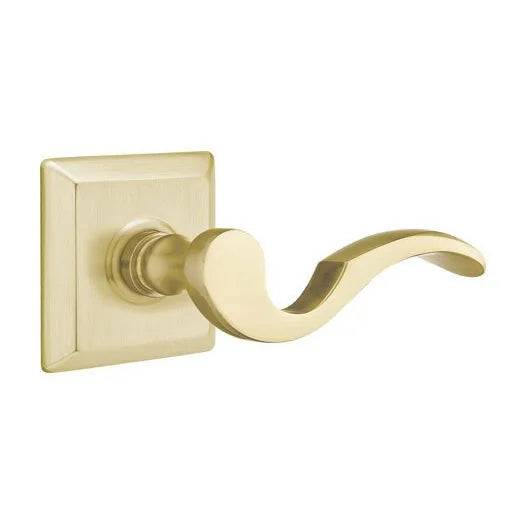 Emtek Cortina Door Lever with Quincy Rose by Emtek