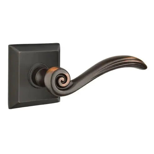 Emtek Elan Lever with Quincy Rose by Emtek