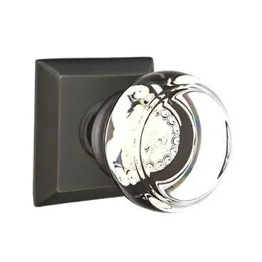 Emtek Georgetown Door Knob with Quincy Rose by Emtek