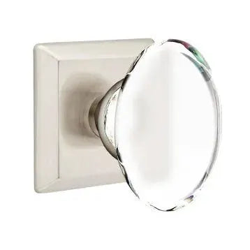 Emtek Hampton Door Knob with Quincy Rose by Emtek