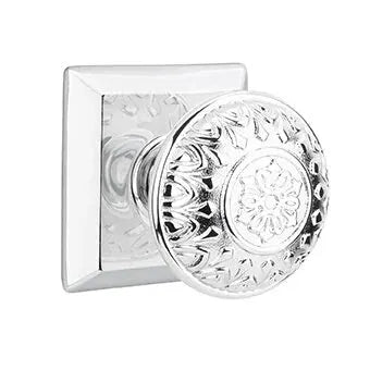 Emtek Lancaster Knob with Quincy Rose by Emtek