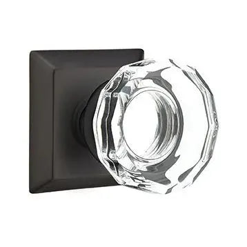 Emtek Lowell Door Knob with Quincy Rose by Emtek