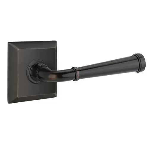 Emtek Merrimack Lever with Quincy Rose by Emtek