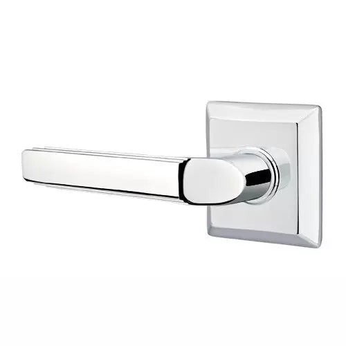 Emtek Milano Door Lever with Quincy Rose by Emtek