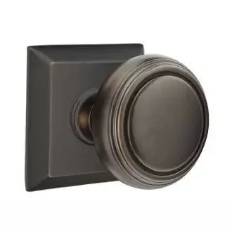 Emtek Norwich Door Knob with Quincy Rose by Emtek