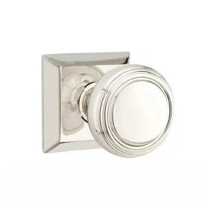 Emtek Norwich Door Knob with Quincy Rose by Emtek