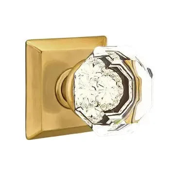 Emtek Old Town Door Knob with Quincy Rose by Emtek