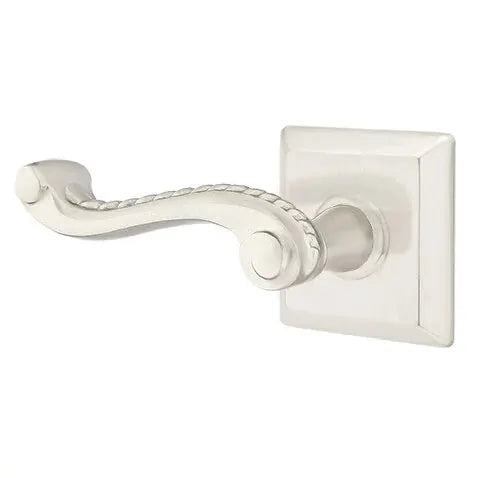 Emtek Rope Lever with Quincy Rose by Emtek