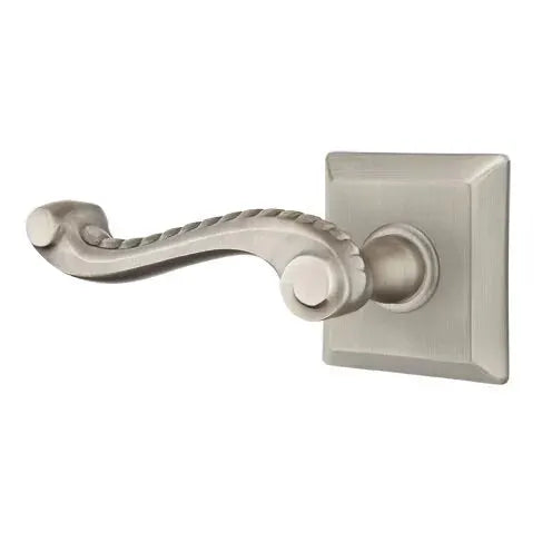 Emtek Rope Lever with Quincy Rose by Emtek