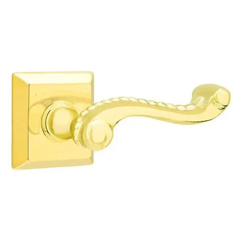 Emtek Rope Lever with Quincy Rose by Emtek