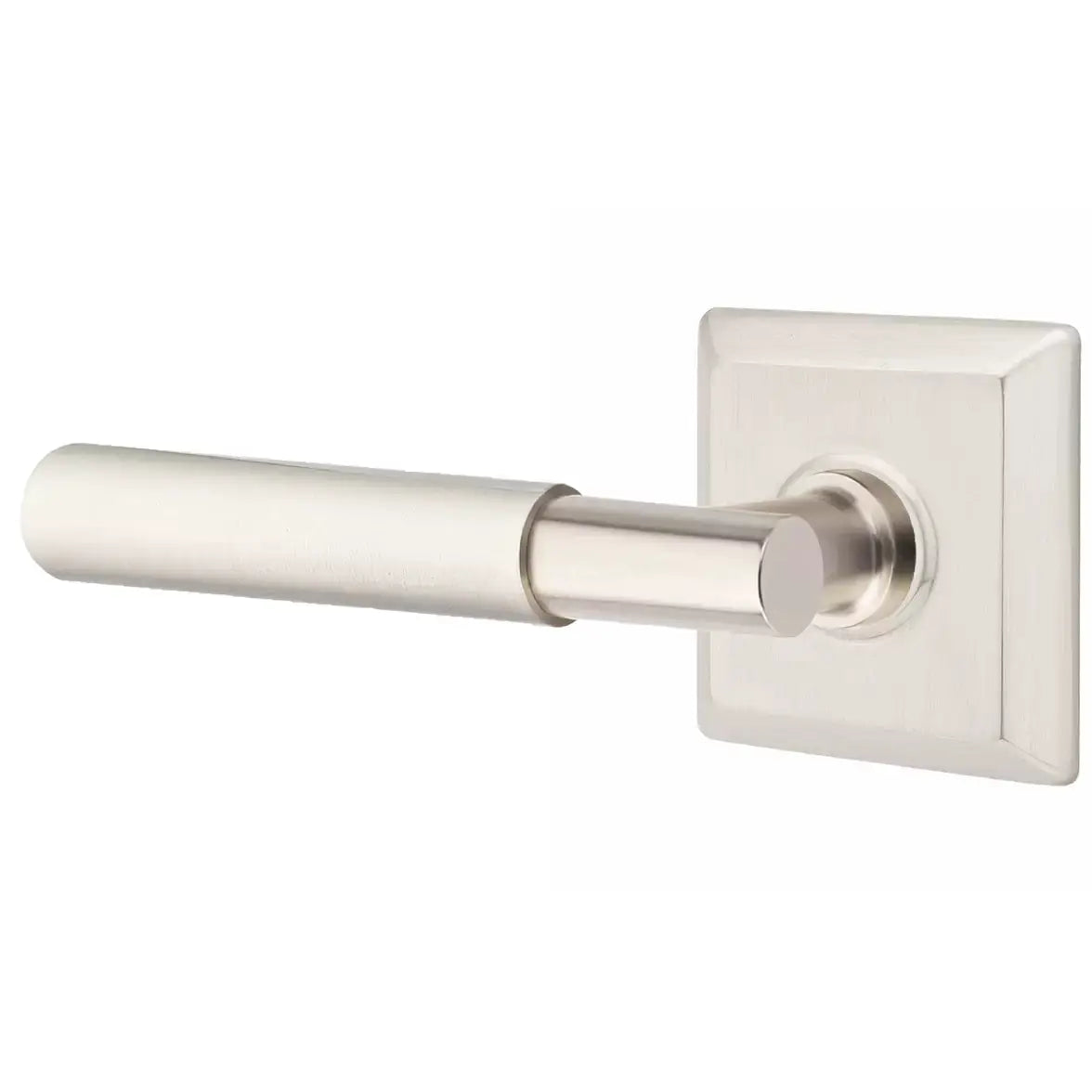 Emtek Smooth Lever with T-Bar Stem and Quincy Rose by Emtek