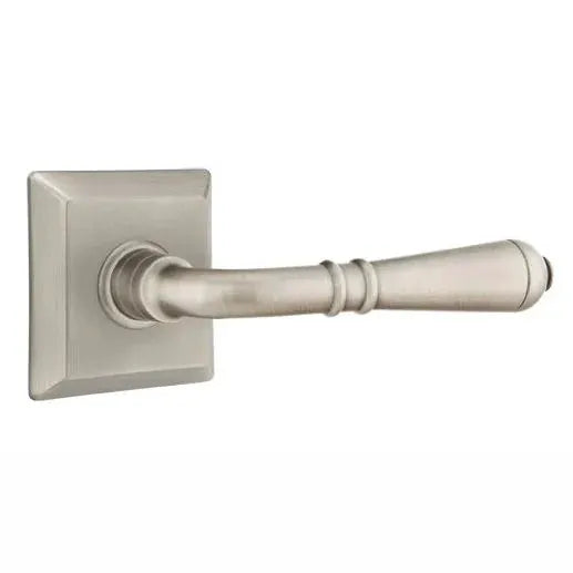 Emtek Turino Door Lever with Quincy Rose by Emtek