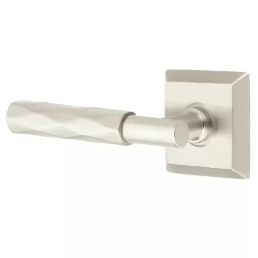 Emtek Tribeca Lever with T-Bar Stem and Quincy Rose by Emtek