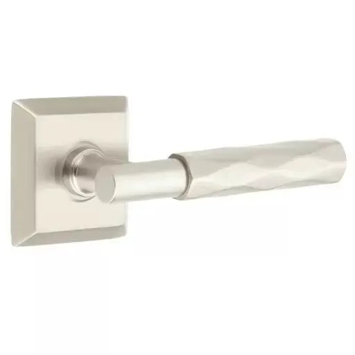 Emtek Tribeca Lever with T-Bar Stem and Quincy Rose by Emtek