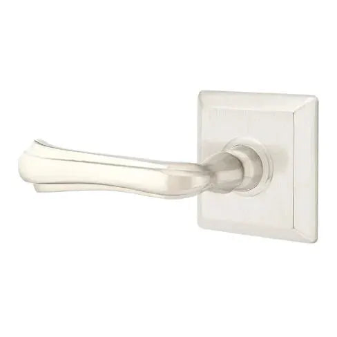 Emtek Wembley Lever with Quincy Rose by Emtek