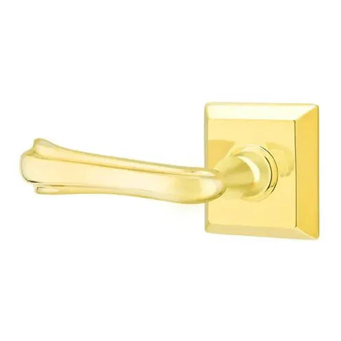 Emtek Wembley Lever with Quincy Rose by Emtek