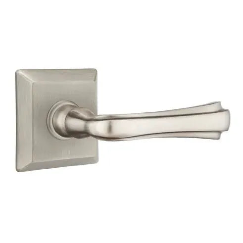 Emtek Wembley Lever with Quincy Rose by Emtek