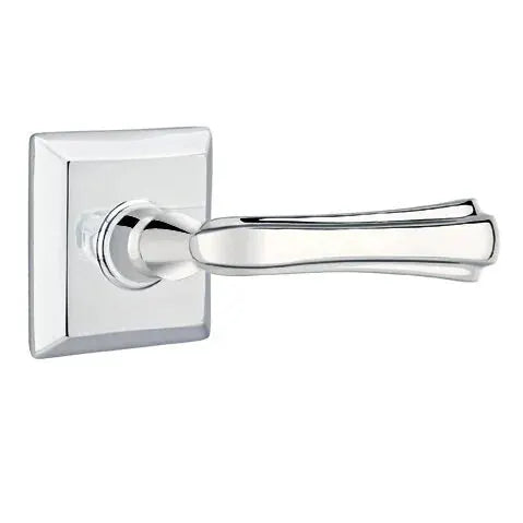Emtek Wembley Lever with Quincy Rose by Emtek