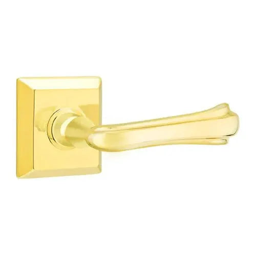 Emtek Wembley Lever with Quincy Rose by Emtek