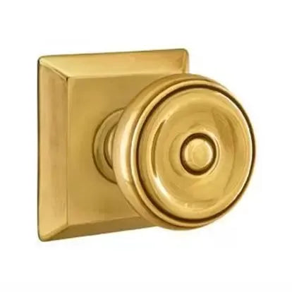 Emtek Waverly Door Knob with Quincy Rose by Emtek