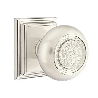 Emtek Belmont Knob with Wilshire Rose by Emtek