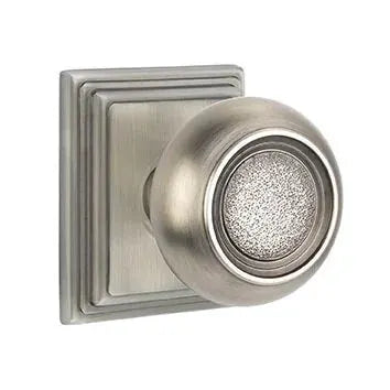 Emtek Belmont Knob with Wilshire Rose by Emtek