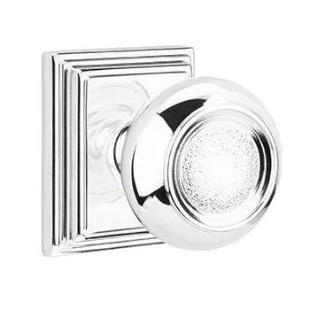 Emtek Belmont Knob with Wilshire Rose by Emtek