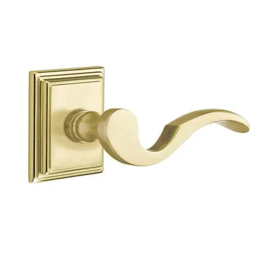 Emtek Cortina Door Lever with Wilshire Rose by Emtek