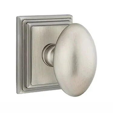 Emtek Egg Door Knob with Wilshire Rose by Emtek