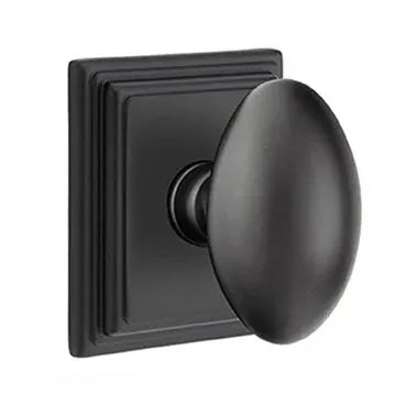 Emtek Egg Door Knob with Wilshire Rose by Emtek