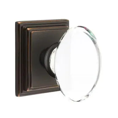 Emtek Hampton Door Knob with Wilshire Rose by Emtek