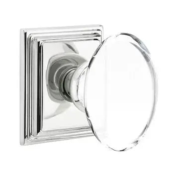 Emtek Hampton Door Knob with Wilshire Rose by Emtek