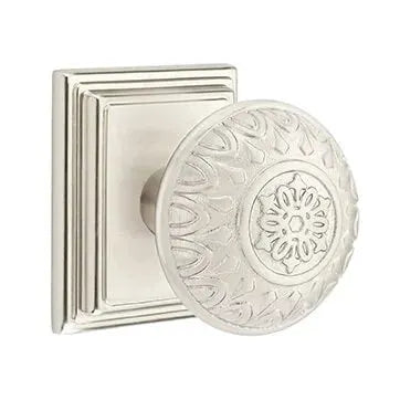 Emtek Lancaster Knob with Wilshire Rose by Emtek