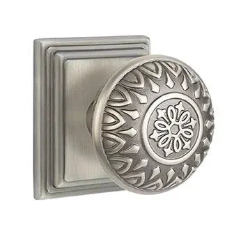 Emtek Lancaster Knob with Wilshire Rose by Emtek