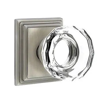 Emtek Lowell Door Knob with Wilshire Rose by Emtek