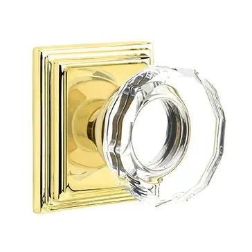 Emtek Lowell Door Knob with Wilshire Rose by Emtek