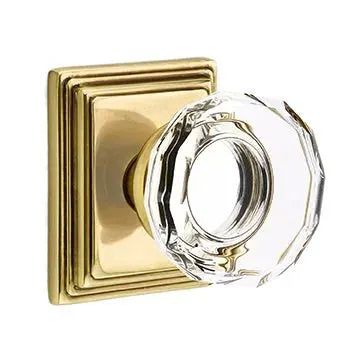 Emtek Lowell Door Knob with Wilshire Rose by Emtek