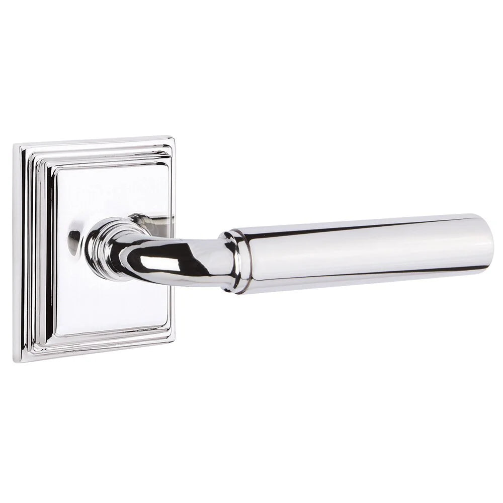 Emtek Manning Door Lever with Wilshire Rose by Emtek