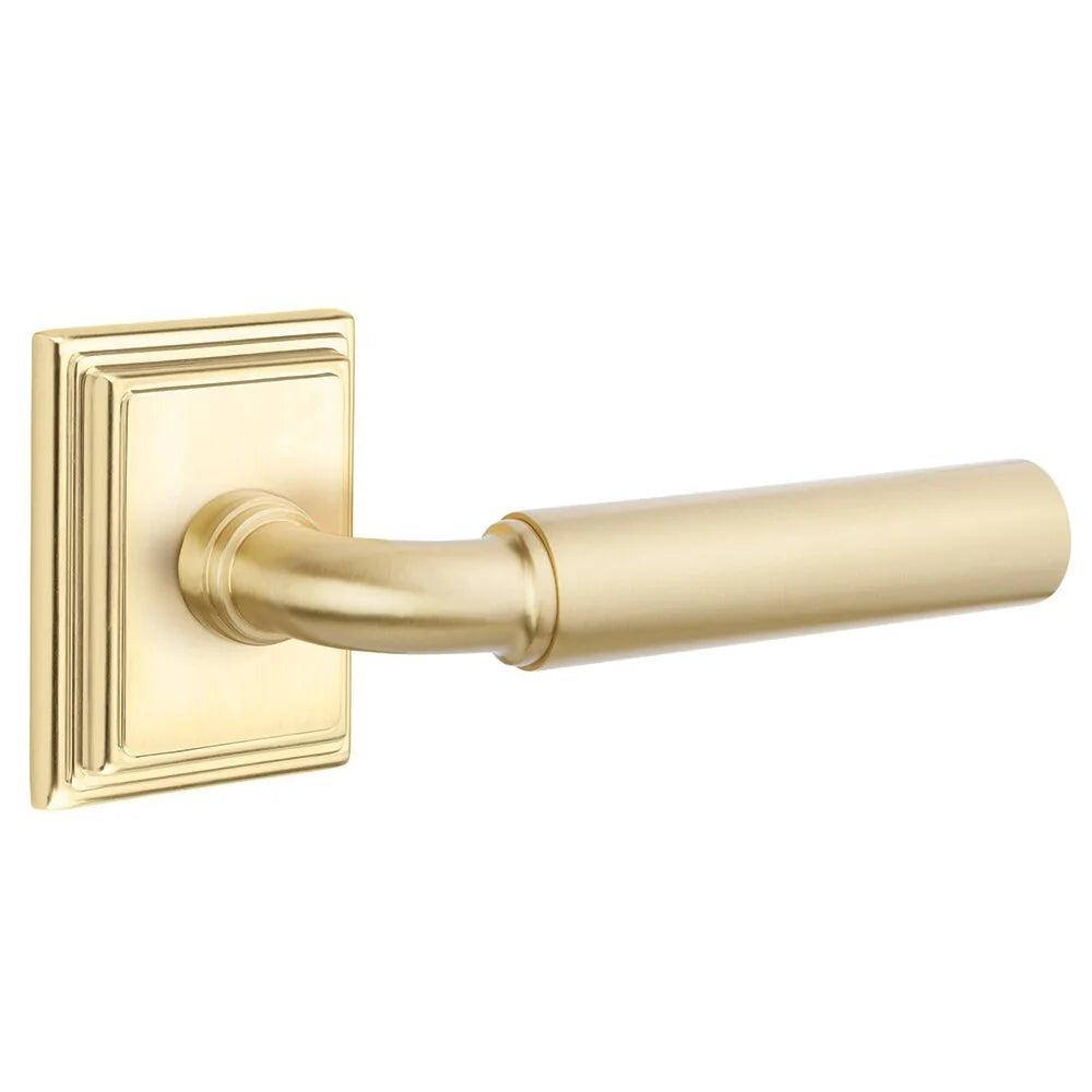 Emtek Manning Door Lever with Wilshire Rose by Emtek