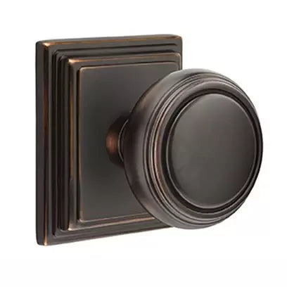 Emtek Norwich Door Knob with Wilshire Rose by Emtek